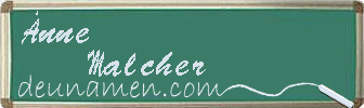 Änne Malcher Visitenkarte